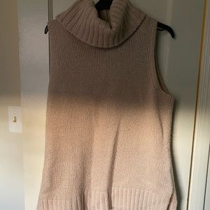 Vintage mossimo sleeveless turtleneck sweater top